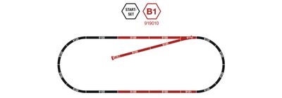 Fleischmann 919010 -  Gleisset B1