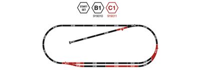 Fleischmann 919011 - Gleisset C1