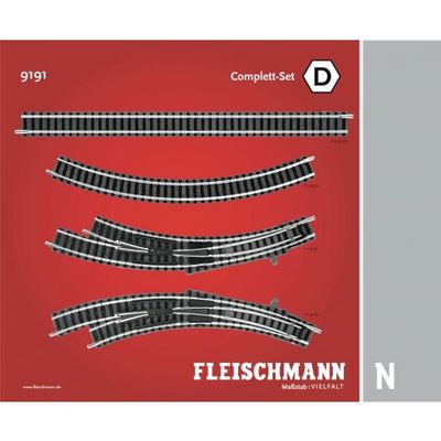 Fleischmann 9191 - Uitbreidingsset D &quot;Complett&quot;