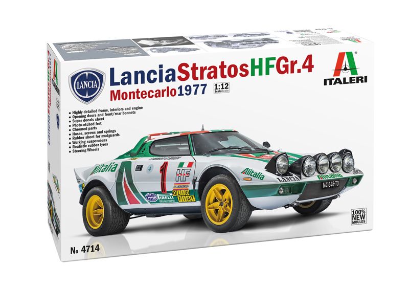 Italeri 4714 - Lancia stratos HF Gr.4 Monte Carlo 1977