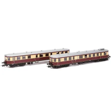Hobbytrain H303600 - Dieseltriebwagen 2-tlg VT 137 / VS145 III crème-rot