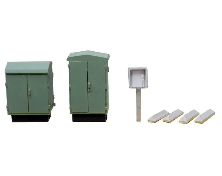Artitec 387.33 - Schakelkasten, telefoon vrijbalken 1:87
