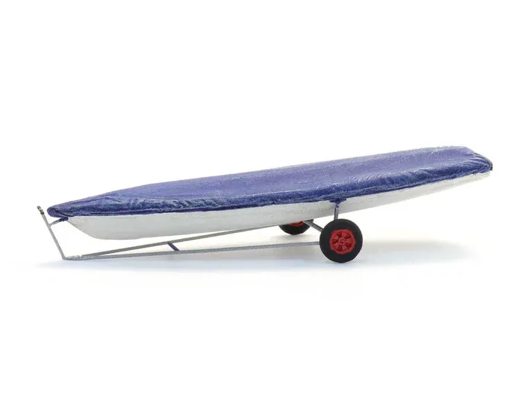 Artitec 387.594 - Zeilboot laser op aanhanger 1:87