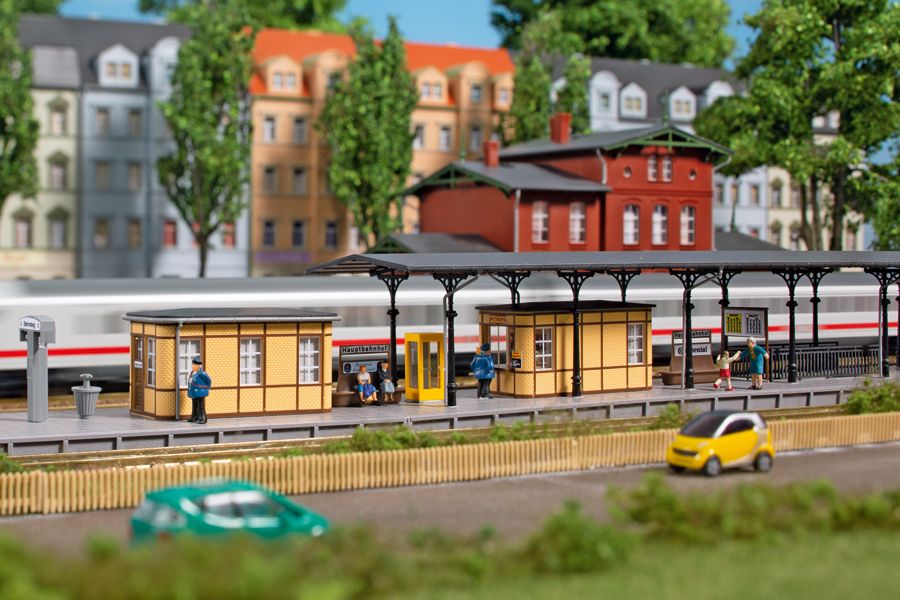 Auhagen 14484 - Stations/Perron accessoires / Bahnhofsausstattung