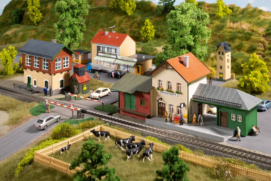 Auhagen 15105 - Station / Bahnhof Hohendorf Set