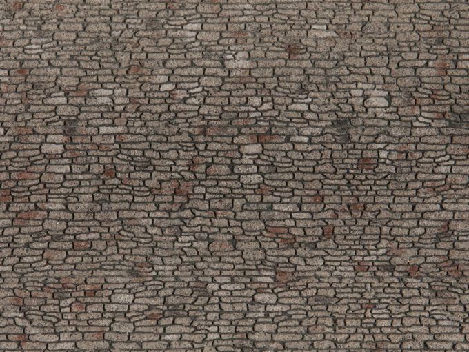 Noch 60371 - 3D-Strukturfolie Bruchsteinmauerwerk
