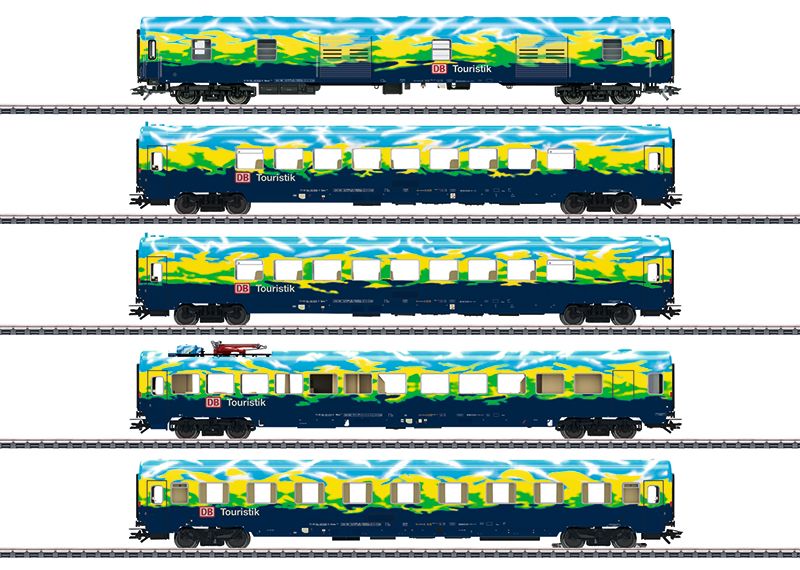 Märklin MHI 43879 - Set personenrijtuigen &quot;toeristische trein&quot;