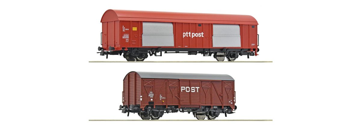 Roco 6600074 - 2-tlg. Set: Postwagen, NS