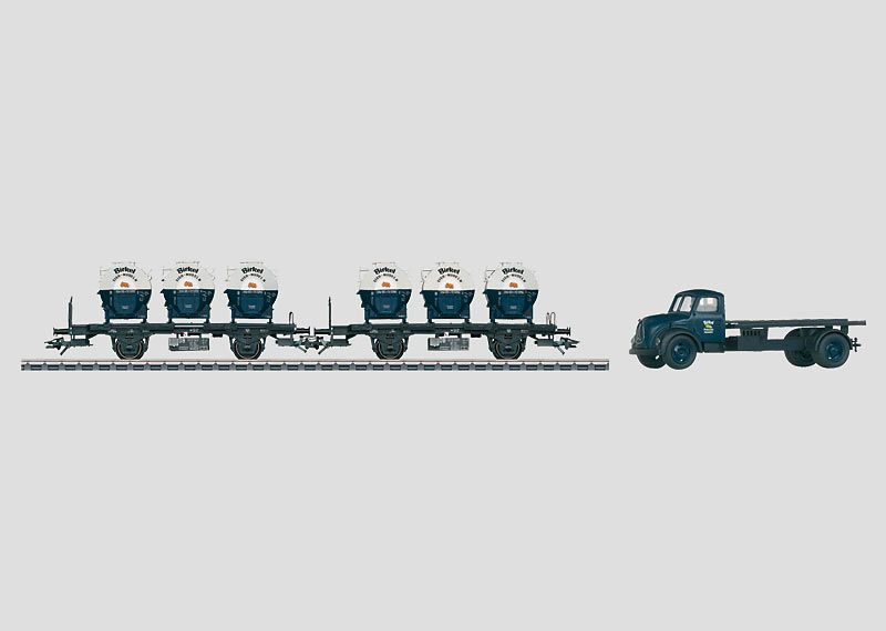 Märklin 48947 - Set containerdraagwagens.