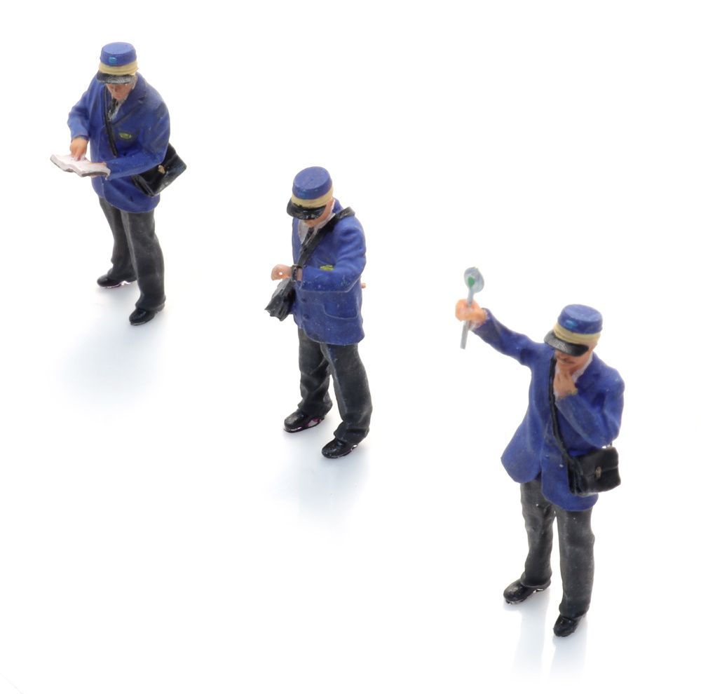 Artitec 5870043 - H0 NS Conducteurs op perron Jaren 70