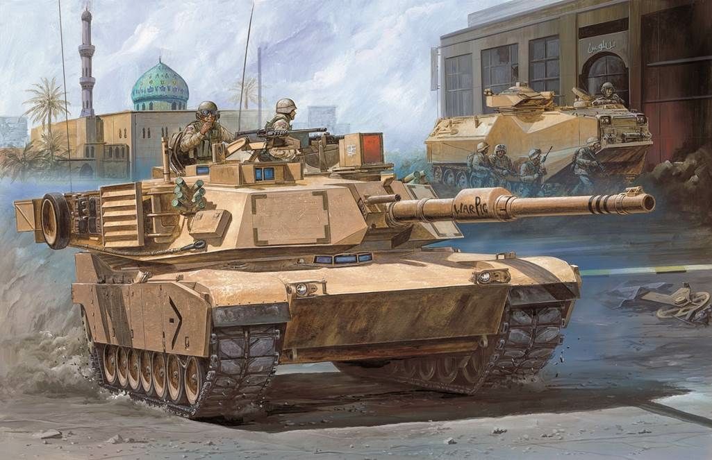 Academy 13430 - USMC M1A1 1:72