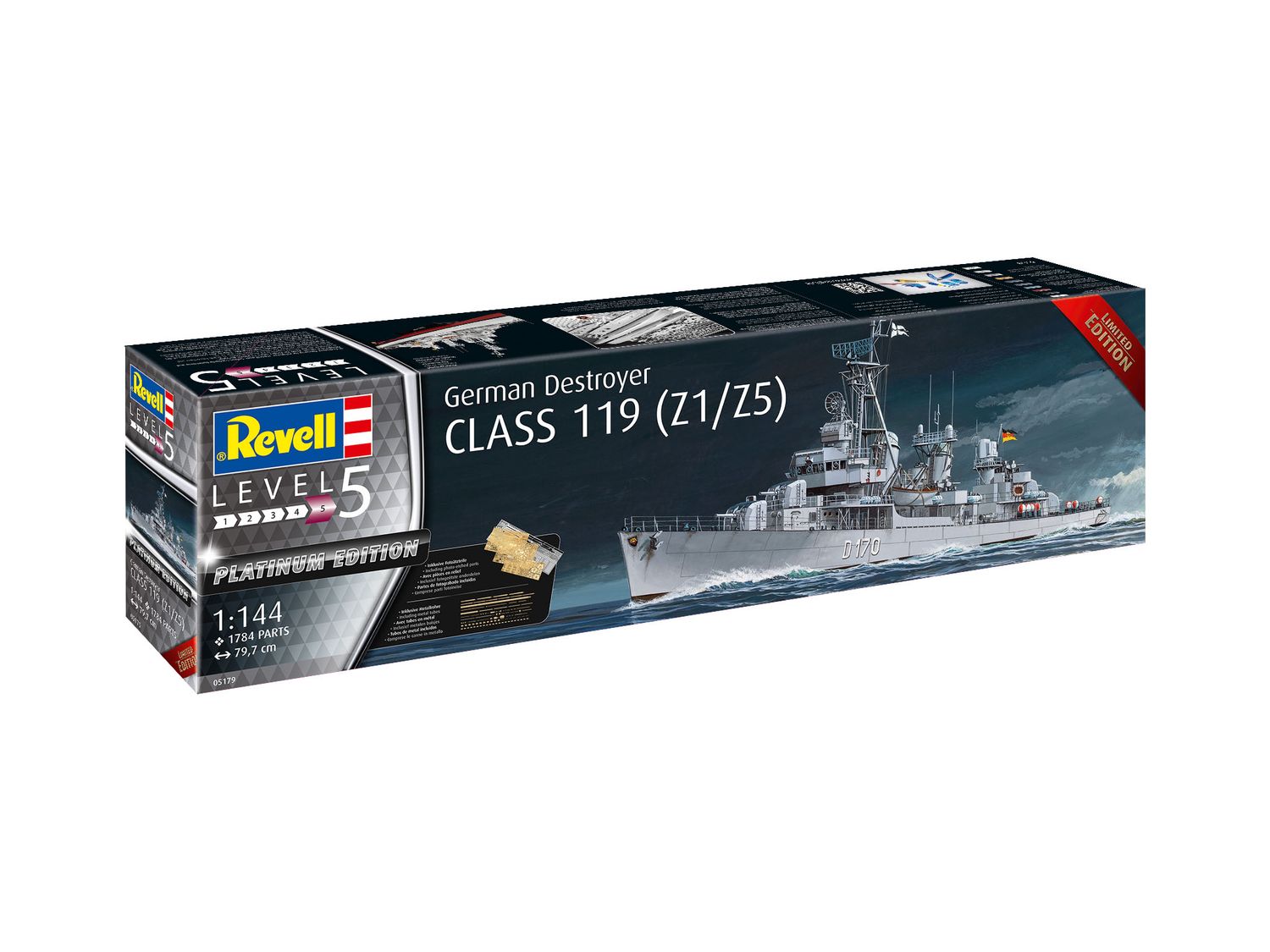 Revell 05179 - Destroyer Class 119 (Z1/Z5) &quot;Platinum Edition&quot; 1:144