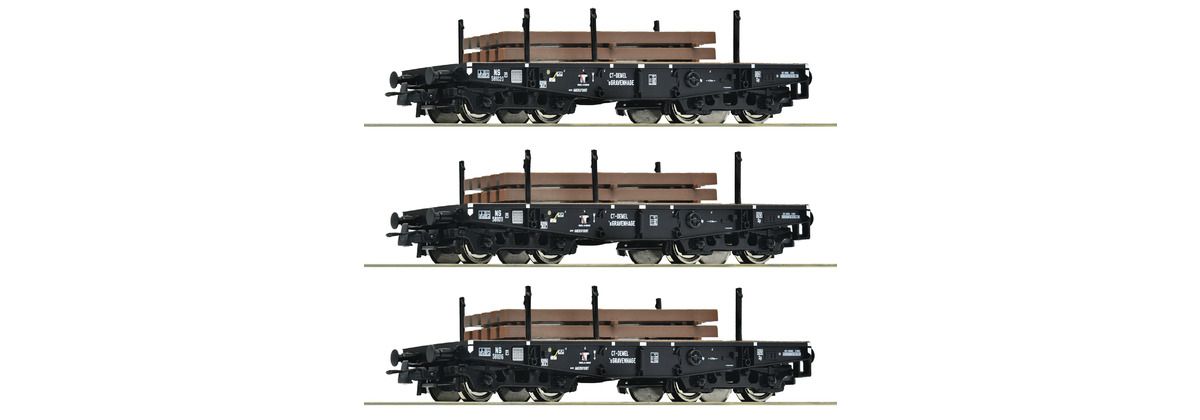 Roco 6600016 - 3-tlg. Set: Schwerlastwagen, NS