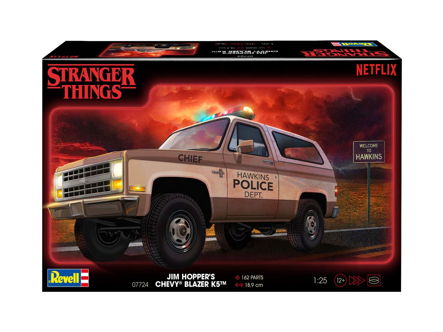 Revell 07724 - &quot;Stranger Things&quot; 1985 Chevrolet K5 Blazer 1:25