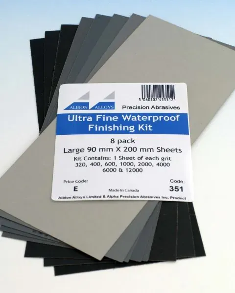 Albion 351 - Ultra Fine Waterproof Sanding Paper