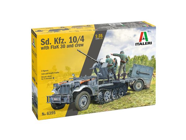 Italeri 6395 - Sd. Kfz. 10/4 with flak 30 and crew 1:35