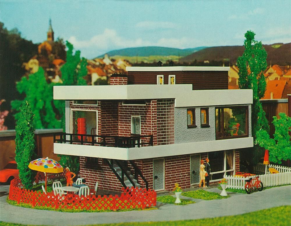Faller B-257 B257 - Modern huis met plat dak H0