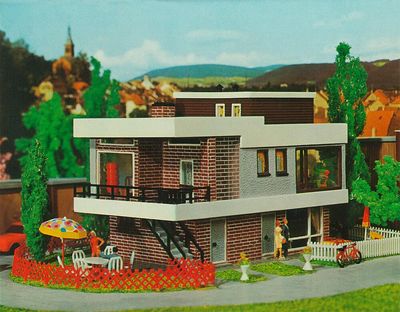Faller B-257 B257 - Modern huis met plat dak H0