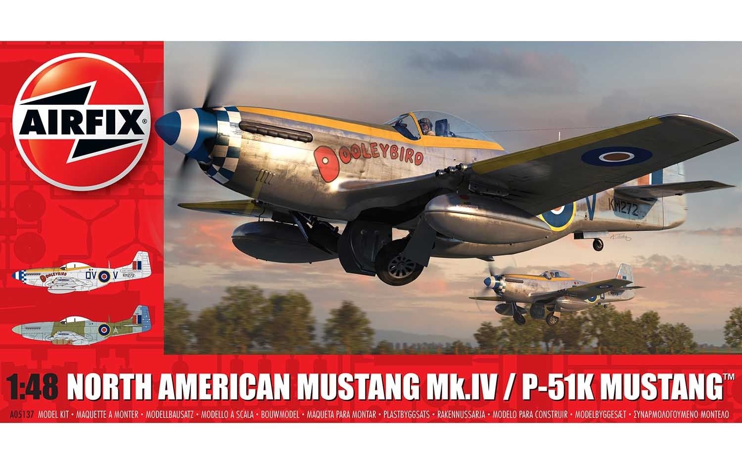 Airfix 05137 - North american mustang mk IV 1:48