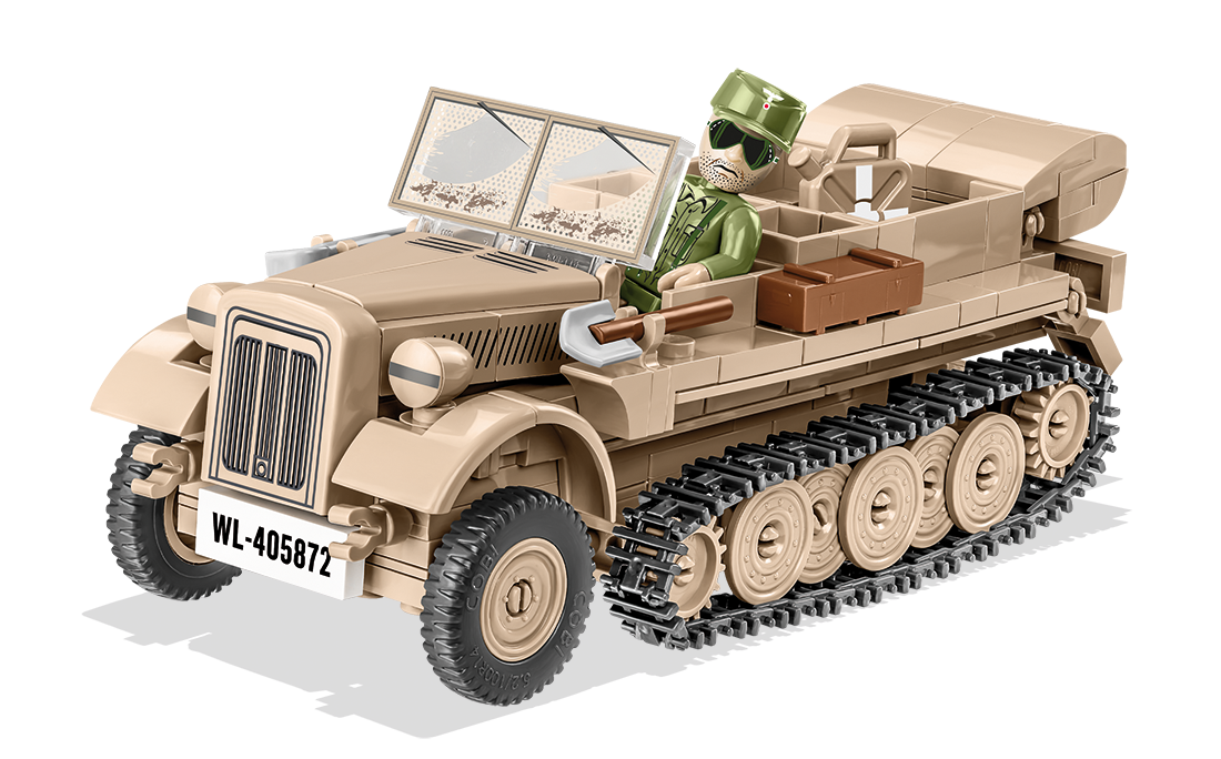 COBI-2273 -  283 PCS HC WWII /2273/ SD.KFZ.10 DEMAG D7