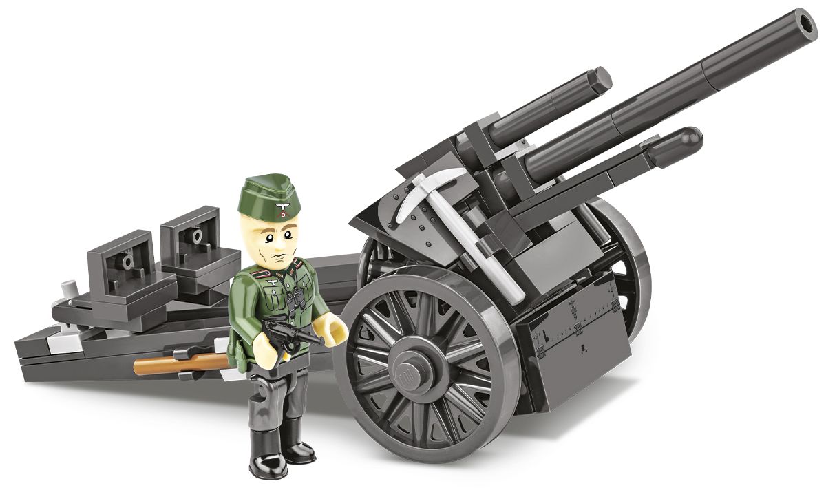COBI-2292 -  132 PCS HC WWII /2292/ 10,5 CM LEFH 18