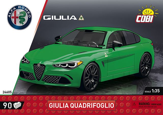COBI-24605 -  90 PCS ALFA ROMEO /24605/ GIULIA QUADRIFOGLIO