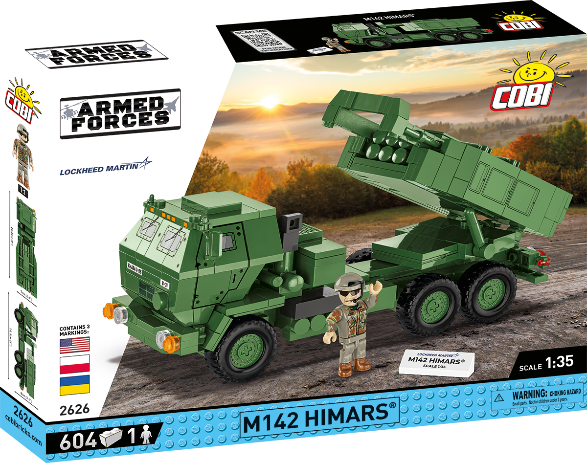 COBI-2626 -  604 PCS ARMED FORCES /2626/ M142 HIMARS