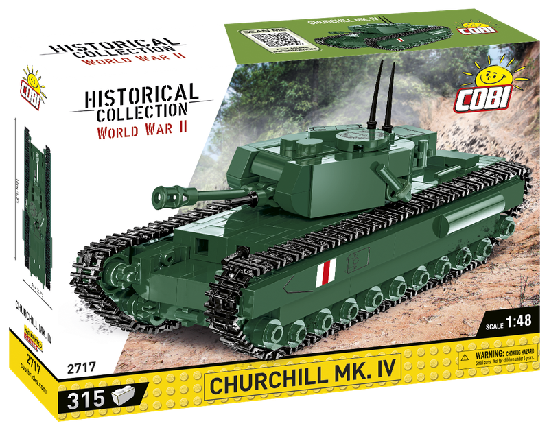 COBI-2717 -  315 PCS HC WWII /2717/ CHURCHILL MK.IV