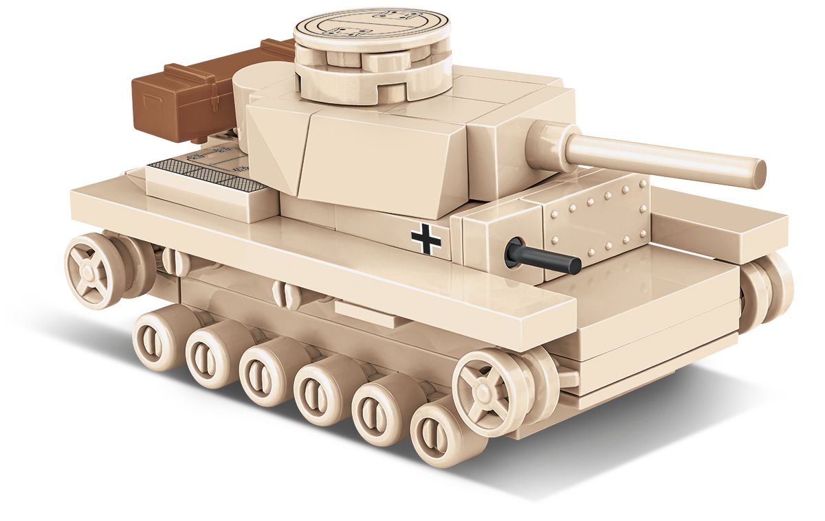 COBI-3090 -  82 PCS HC WWII /3090/ PANZER III AUSF.L