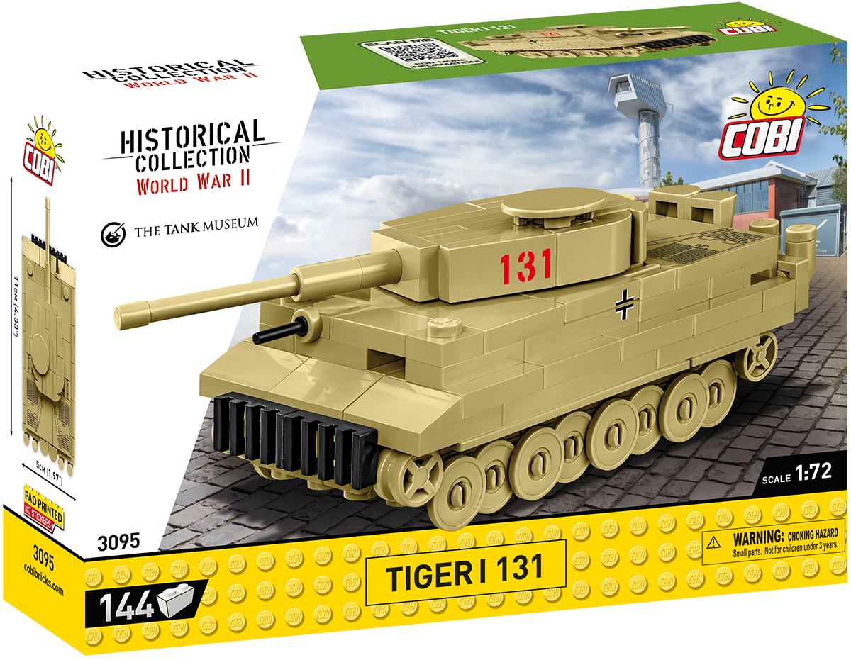 COBI-3095 -  144 PCS HC WWII /3095/ TIGER I 131