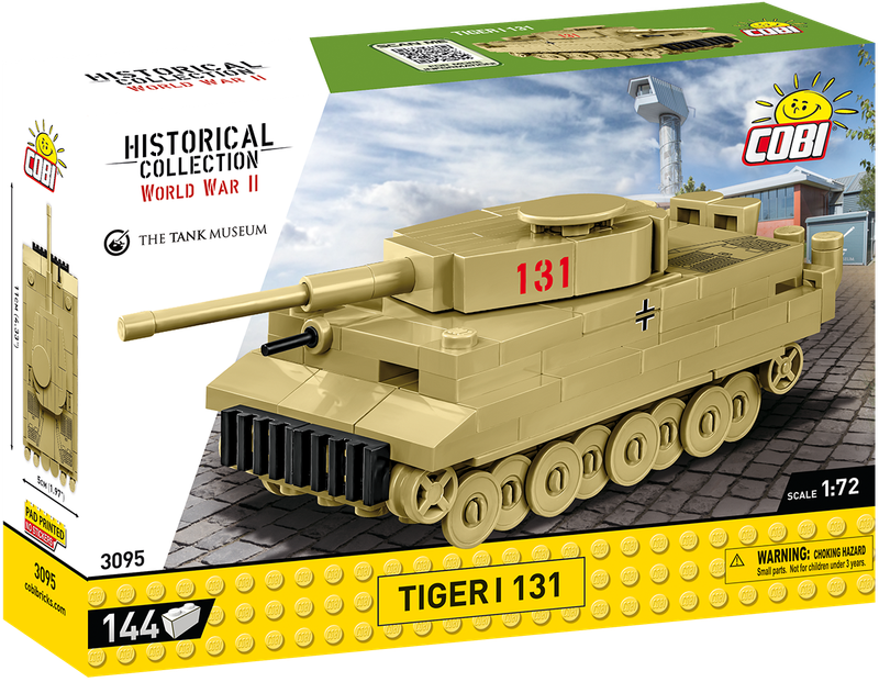 COBI-3095 -  144 PCS HC WWII /3095/ TIGER I 131