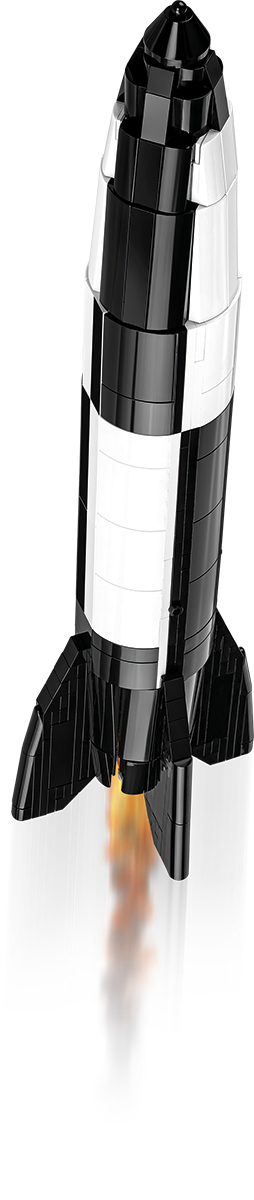 COBI-3121 -  560 PCS HC WWII /3121/ V2 ROCKET/VERGELTUNGSWAFF