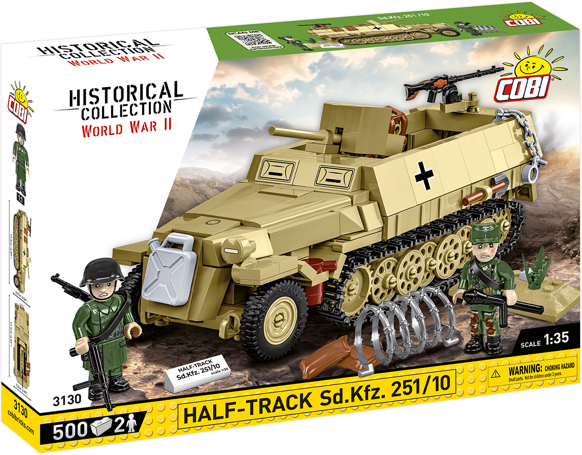 COBI-3130 -  HC WWII /3130/ SD.KFZ.251 AUSF.D 500 KL.