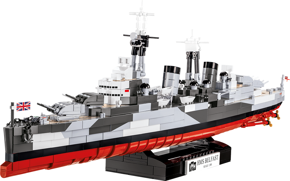 COBI-4844 -  1517 PCS HC WWII /4844/ HMS BELFAST IWM
