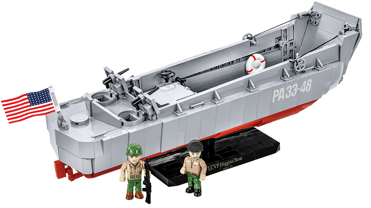 COBI-4849 -  715 PCS HC WWII /4849/ LCVP HIGGINS BOAT