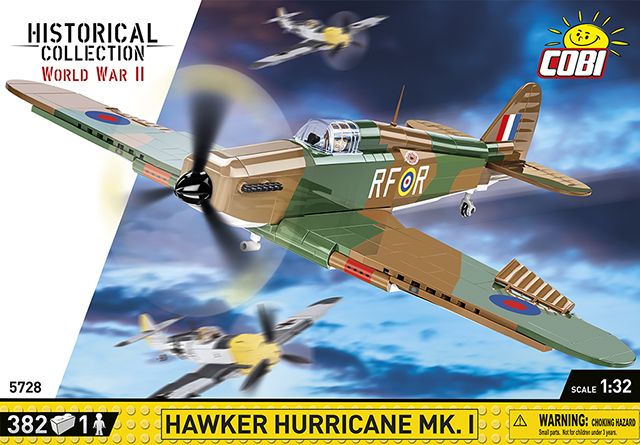 COBI-5728 -  Hawker Hurricane Mk.I  382 pieces