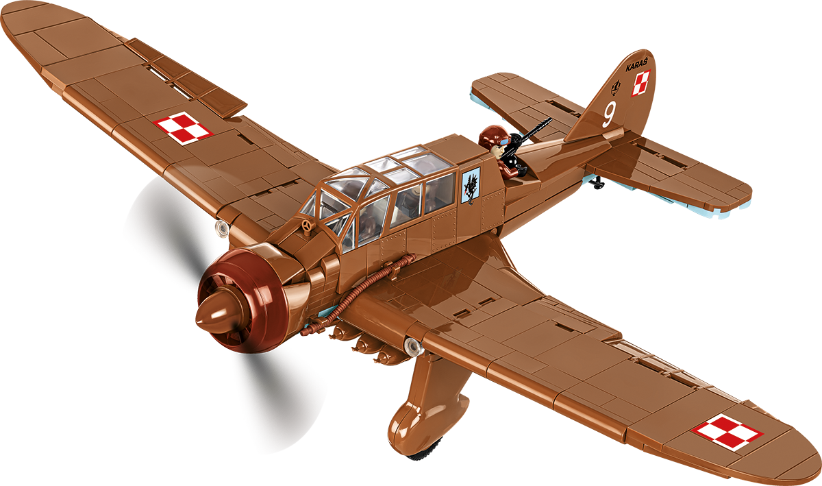 COBI-5751 -  586 PCS HC WWII /5751/ PZL.23 KARAS