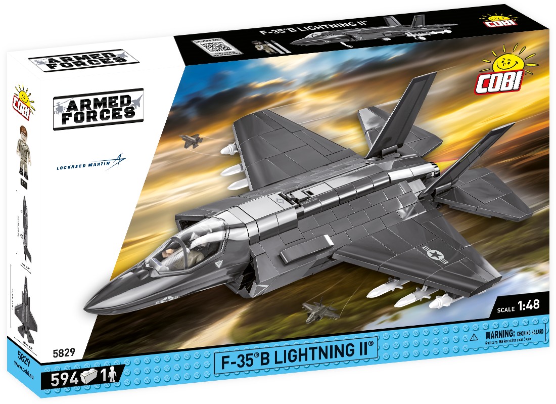 COBI-5829 -  594 PCS ARMED FORCES /5829/ F-35B LIGHTNING II