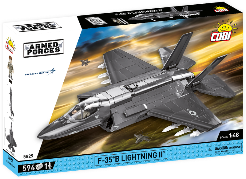 COBI-5829 -  594 PCS ARMED FORCES /5829/ F-35B LIGHTNING II