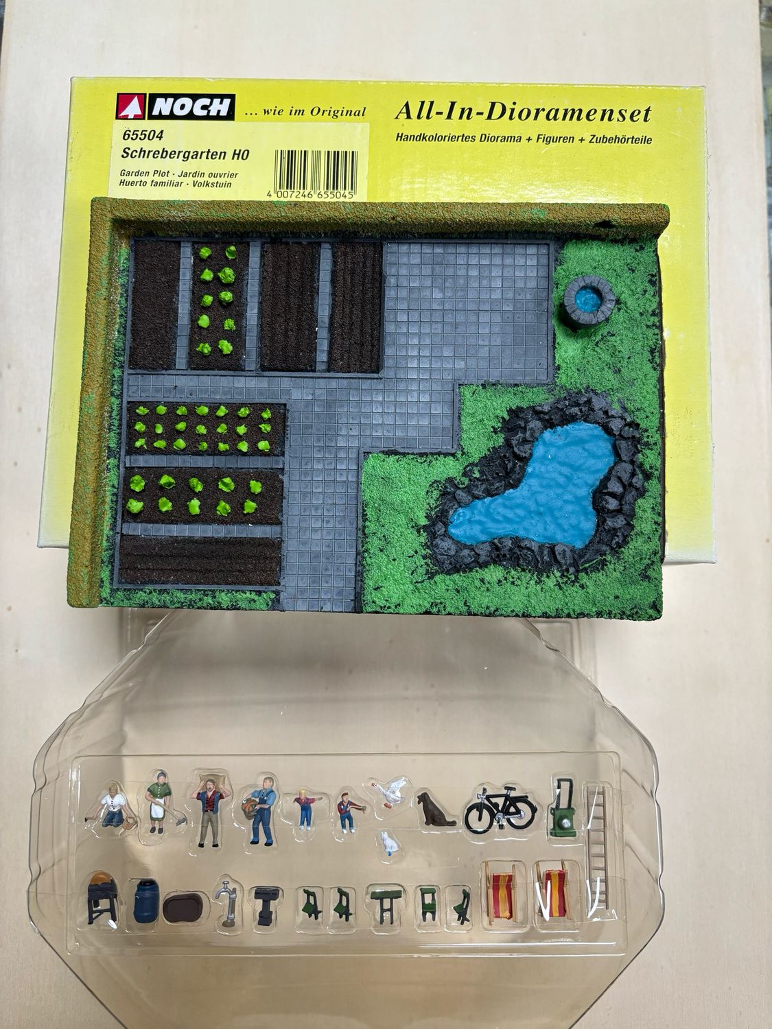Noch 65503 - All in diorama set Volkstuin H0