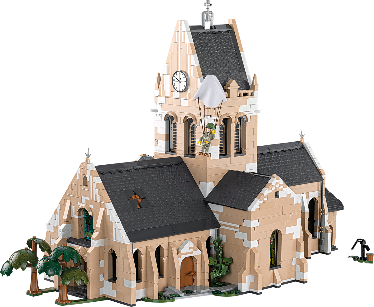 COBI-2299 -  2280 PCS HC WWII /2299/ CHURCH SAINTE-MERE-EGLIS