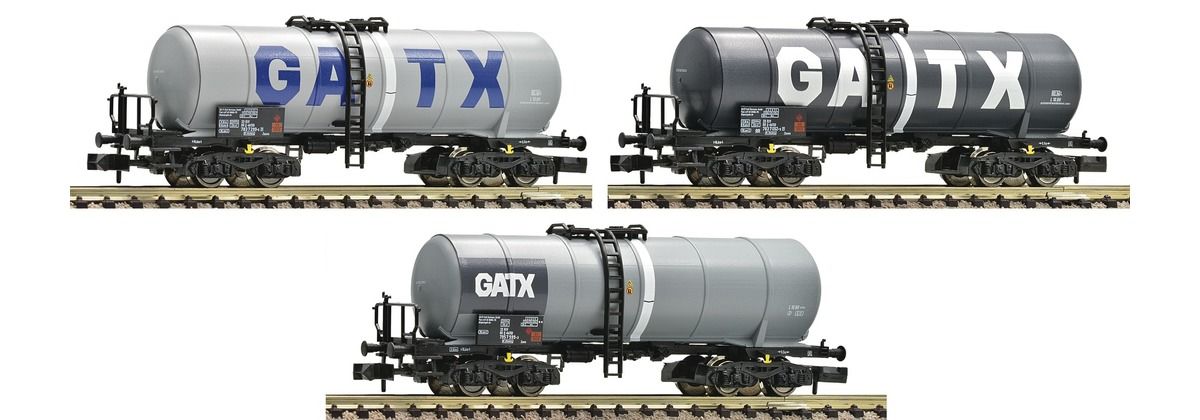 Fleischmann 848013 - 3-tlg. Kesselwagenset GATX, DB AG