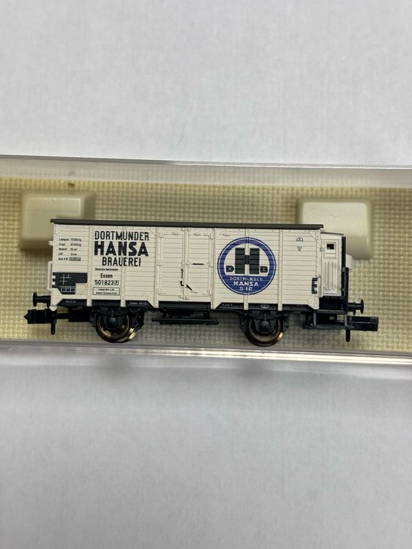 Fleischmann 84 8855 - Gesloten Bierwagon &quot;Dortmunder Hansa brauerei&quot;