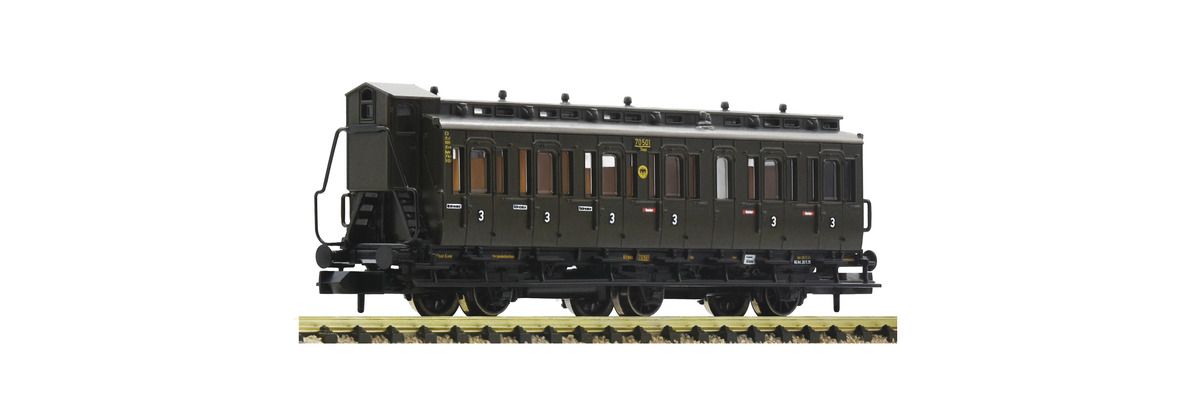 Fleischmann 807005 - 3-achsiger Abteilwagen 3. Klasse, DRG