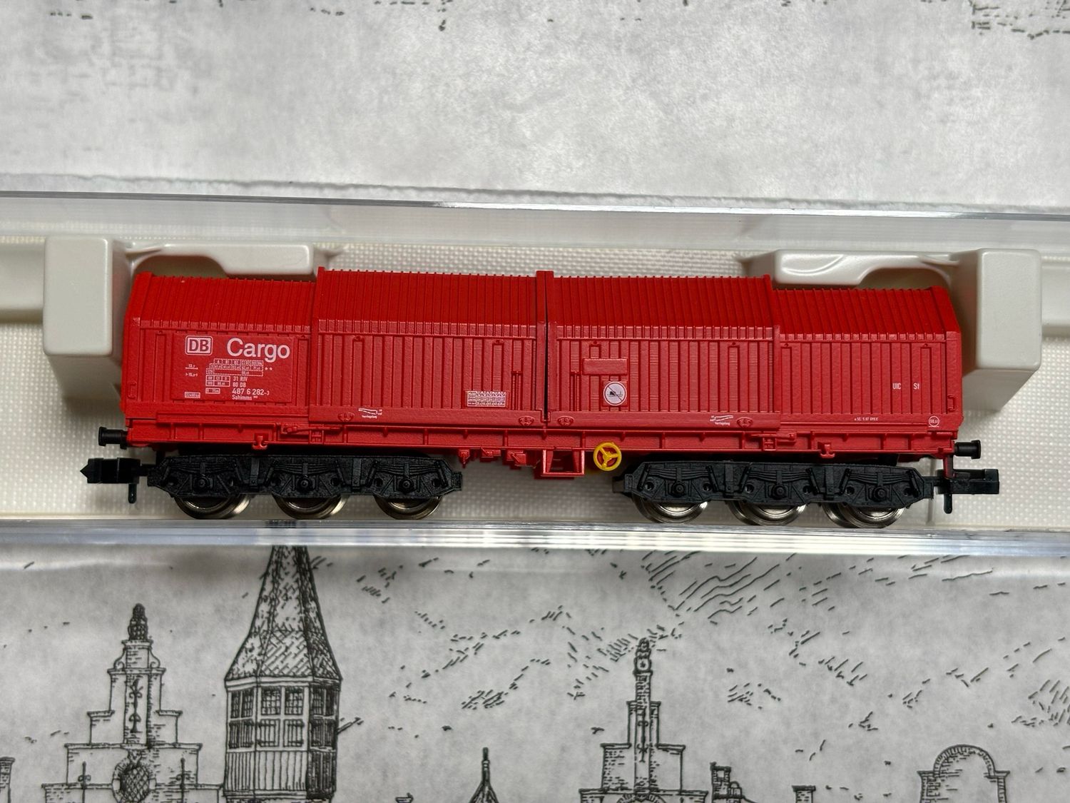 Fleischmann 8386 - Teleskophaubenwagen, Gattung/Bauart Sahimms 900