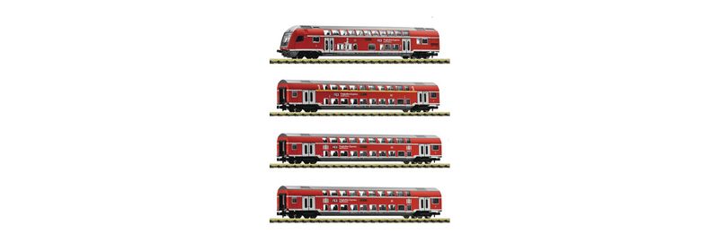 Fleischmann 881916 - 4-tlg. Set: Doppelstockwagen „FEX“, DB AG