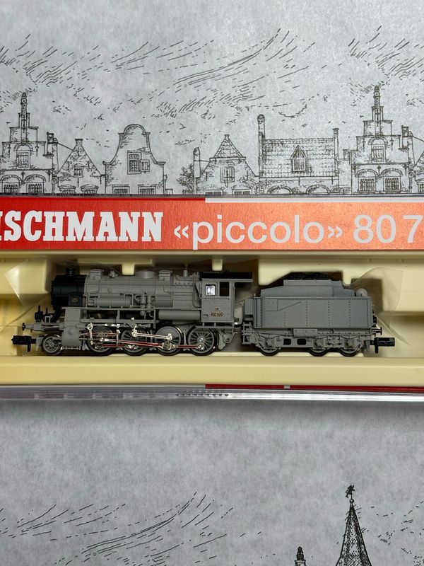 Fleischmann 80 7156 - Schlepptenderlok, Gattung G 8.2, Bauart 1´D h2,