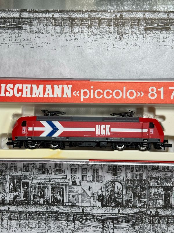 Fleischmann 81 7320 - Elektrolok BR 145, 4-achsig, rot, ´HGK´