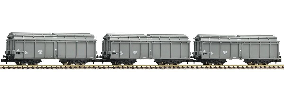Fleischmann 845201 - 3-tlg. Set Müllkippwagen Bauart Tads der NS.