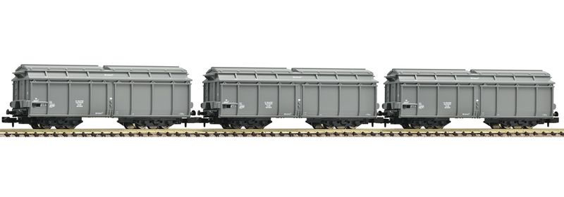 Fleischmann 845201 - 3-tlg. Set Müllkippwagen Bauart Tads der NS.